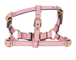 Gucci Dog Harness, Leather, Pink, MII, Sz XS, DB, 3*